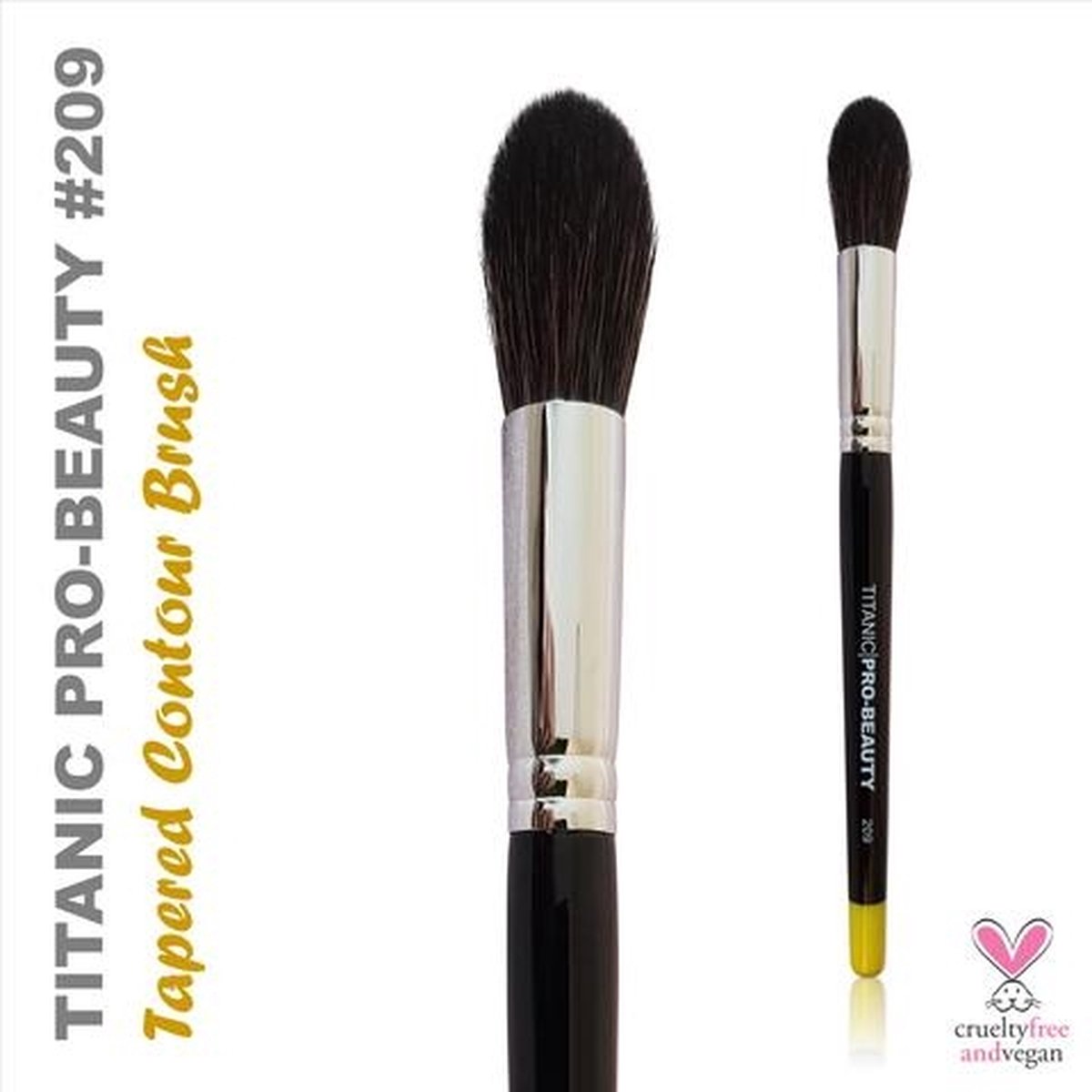 Titanic FX Brush Tapered Contour 209 | Beauty penseel